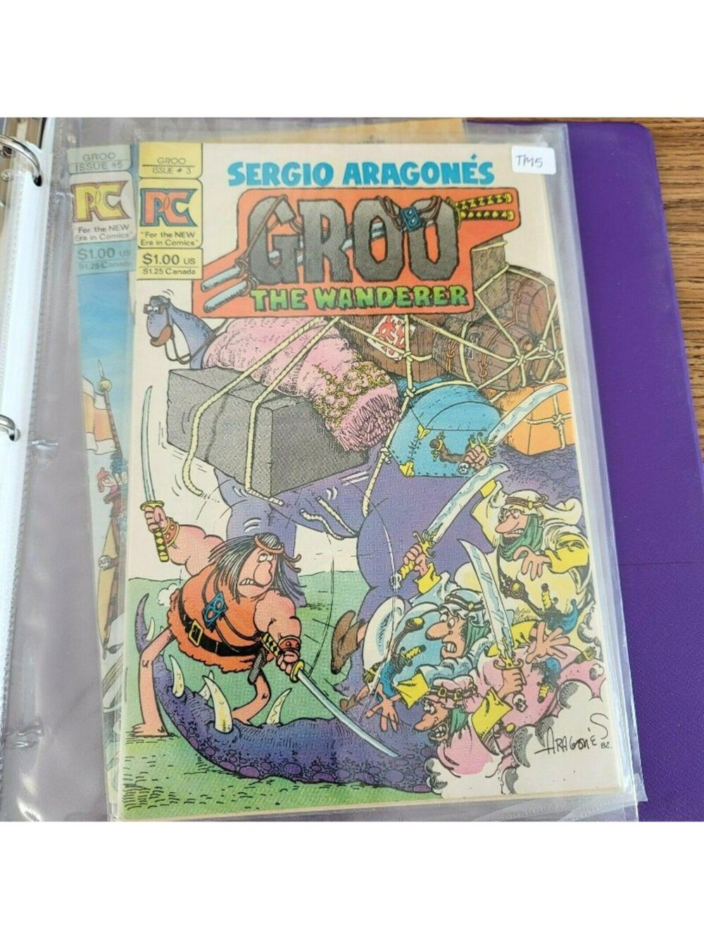 GROO THE WANDERER #3 Comic Book Pacific Comics 1983 Sergio Aragones TM5